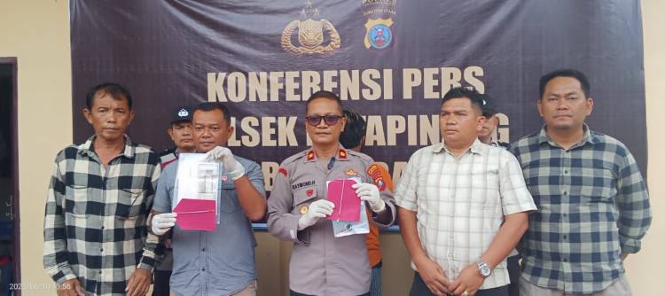 Respon Call Center 110, Polsek Kotapinang Tangkap Maling Motor