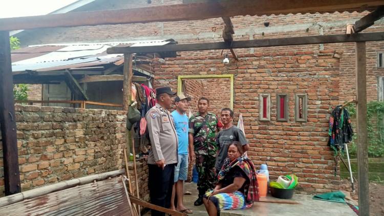83 Rumah Warga di Pagar Merbau Rusak Disapu Angin Puting Beliung