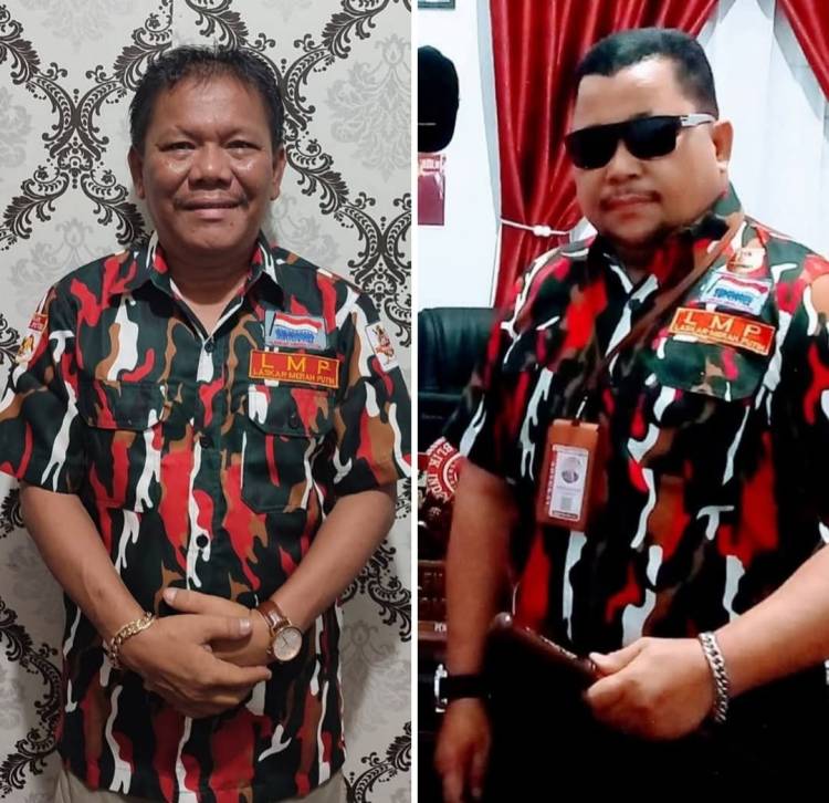 Pengadilan Sembiring, SH, MH, BSC dan Dony Syahputra terima SK Mandat Ketua dan Seketaris Laskar Merah Putih Langkat