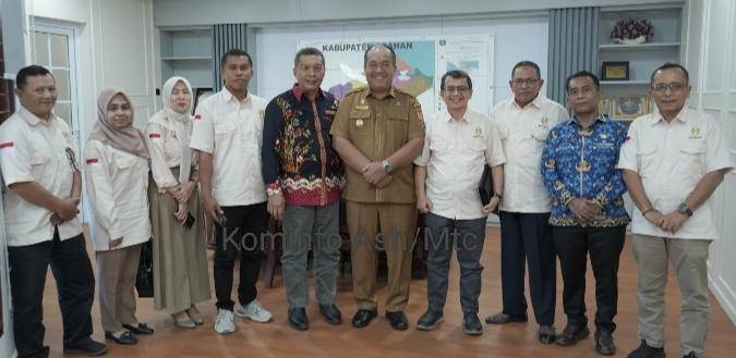Kunjungan Rektor Univ.Asahan Diterima Bupati