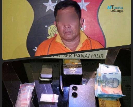 Timsus Polres Labuhanbatu Bersama Personel Polsek Panai Hilir  Ungkap Kasus Penyalahgunaan Narkotika