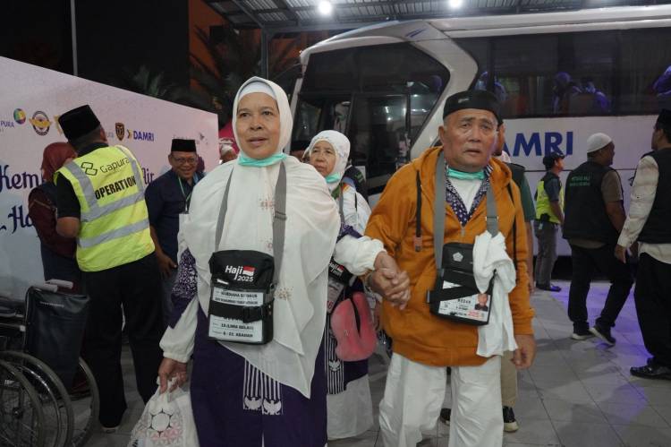 63,45 Persen Jemaah Haji Sumut Sudah Kembali ke Tanah Air