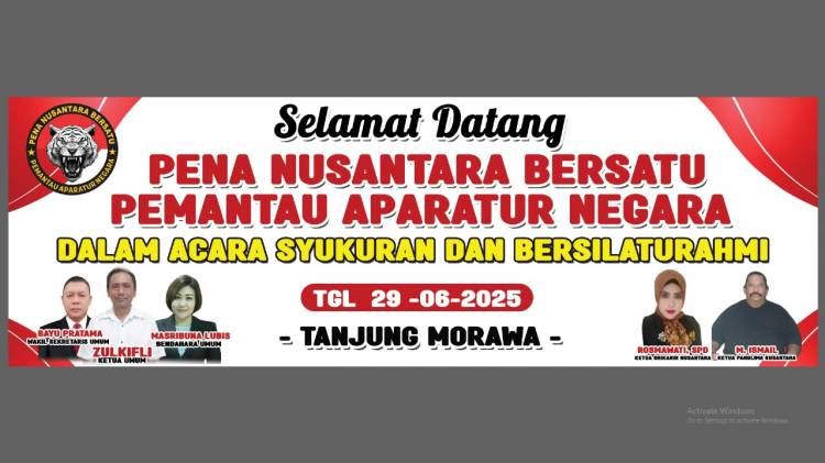 Resmi Terdaftar di Kesbangpol, DPP Pena Nusantara Bersatu Pemantau Aparatur Negara Adakan Syukuran