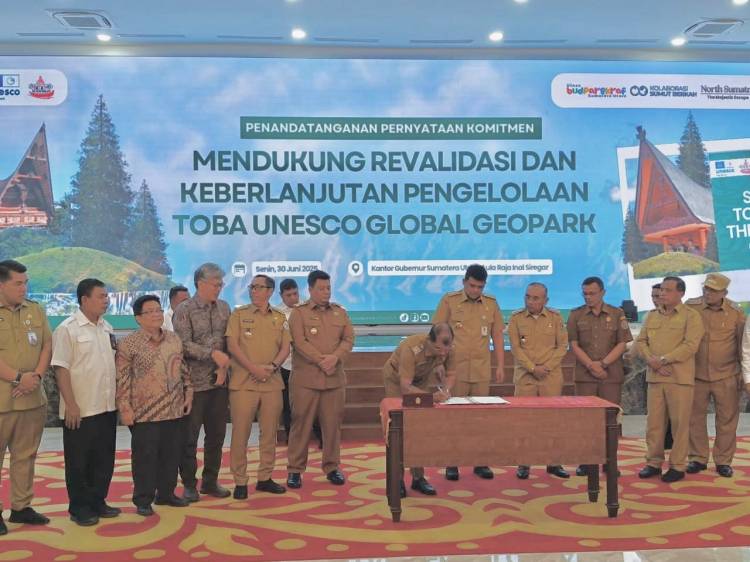 Pemkab Toba Ikuti Rapat Persiapan Revalidasi Toba Caldera