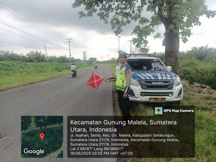 Sat Lantas Polres Simalungun Intensifkan Blue Light Patrol Jelang HUT Bhayangkara ke-79