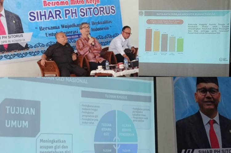 MBG Akan Hadir Di Taspsel, Warga Sambu Antusias Sosialisasi Bersama Sihar Sitorus