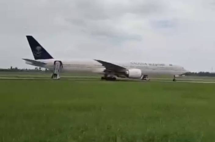 Pesawat Saudi Arabian Airlines diancam Bom