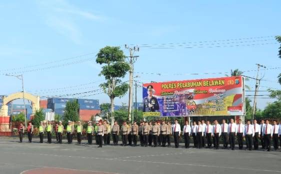 Polres Pelabuhan Belaean Gelar Upacara Memperingati Hari Lahir Pancasila