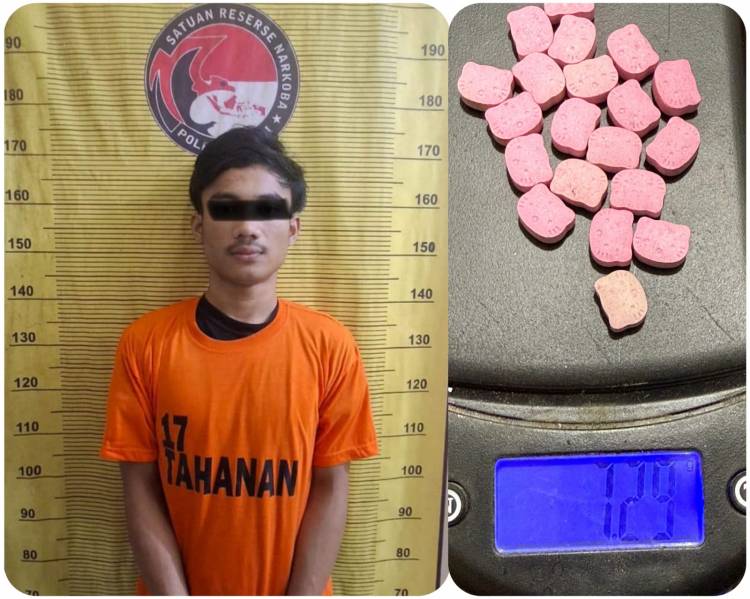 Pil Setan 20 Butir Ditangkap Satres Narkoba Polres Binjai