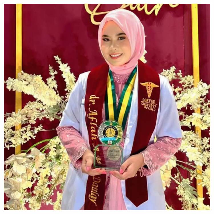 Alumni MAN 3 Padang Lawas Aflah Ainun Raih Gelar Dokter di USU Lewat Jalur SNMPTN