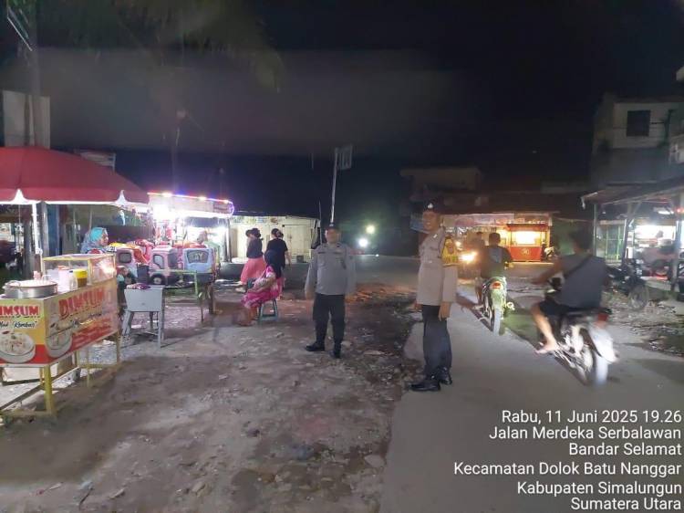 Patrol Dan Razia Geng Motor Antisipasi 3C di Wilayah Simalungun