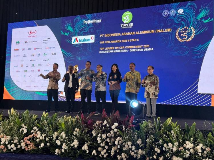 INALUM Kembali Raih Dua Penghargaan Bergengsi di Ajang TOP CSR Awards 2025