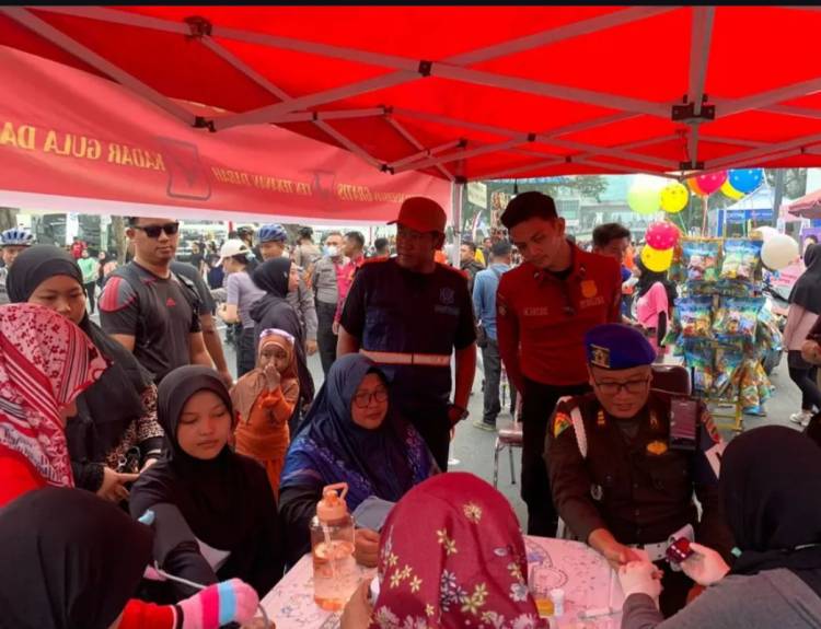 Polda Sumut Gelar Bakti Sosial, Pemeriksaan Kesehatan Gratis di Lapangan Merdeka
