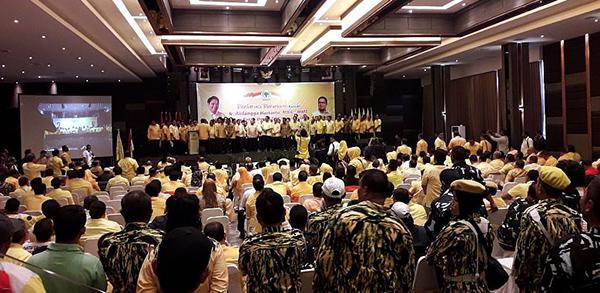 Dekelarasi 33 DPRD Golkar,  Airlangga Hartarto Dapat Dukungan Ketum Kembali