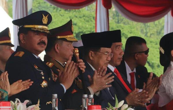 Panglima TNI Hadiri Upacara HUT ke-73 Bhayangkara di Monas