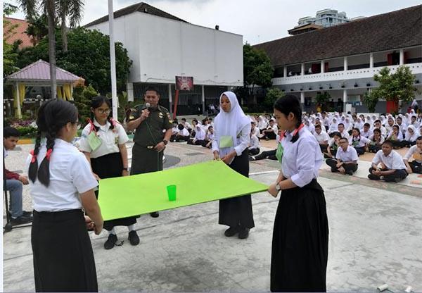 Kodim 0201/BS jadi Gadik di Acara PLS SMP dan SMA