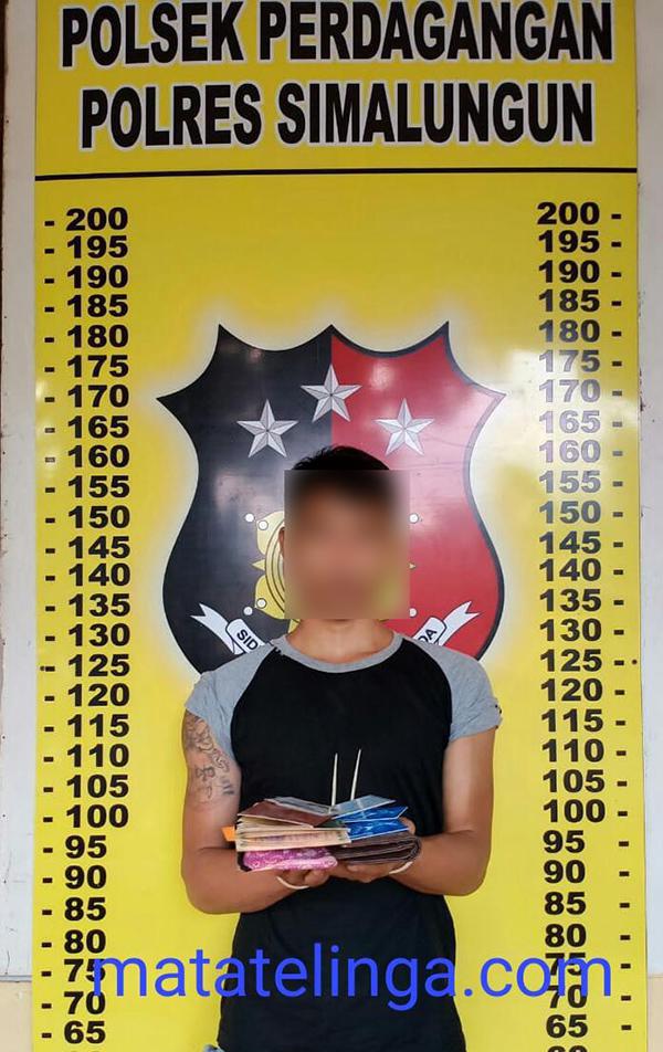 Curi Perhiasan di Rumah Warga, di Tangkap Polsek Perdagangan
