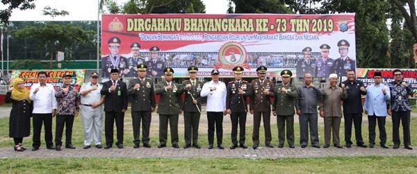 AKBP Heribertus Ompusunggu Irup HUT ke-73 Bhayangkara di Pematang Siantar