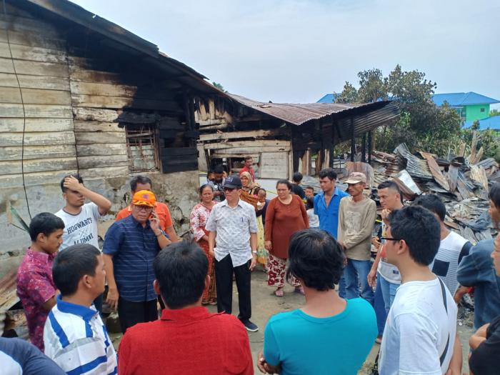 Pemko Siantar Turunkan Tim ke Lokasi Kebakaran Jalan Mangga