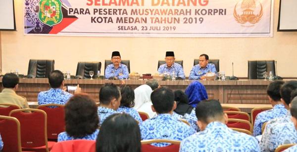 Wali Kota Medan Buka Musda Korpri