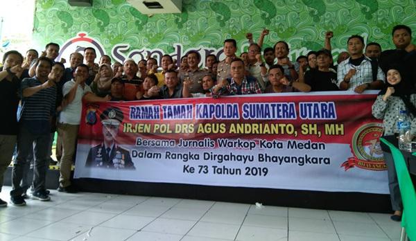 Kapoldasu Berharap Wartawan Tetap Jadi Fungsi Kontrol kepada Kepolisian