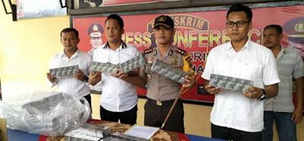 Polisi Gagalkan Peredaran Puluhan Ribu Bungkus Rokok Tanpa Bea Cukai di Labuhanbatu