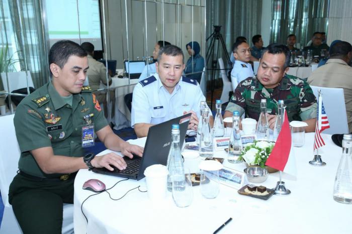 Wakil Komandan Satsiber TNI Tinjau Pelaksanaan Latihan Keamanan Cyber