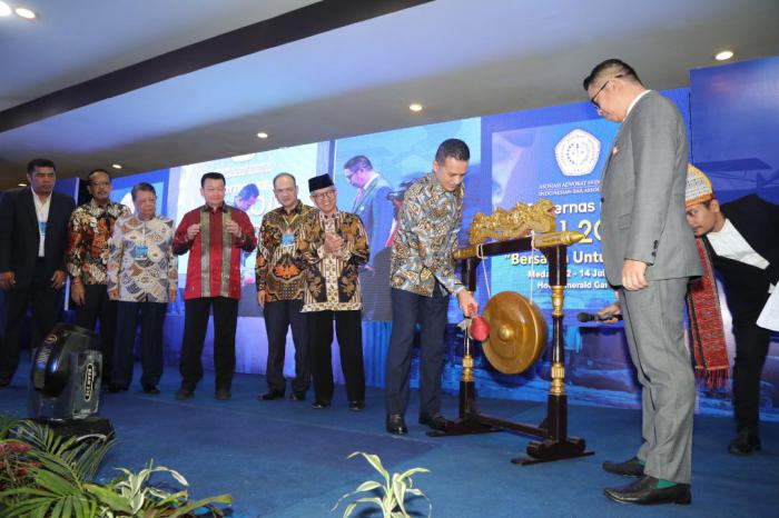 Wagub Sumut Buka Rakernas AAI di Medan,  Jaga Harkat Martabat Advokat