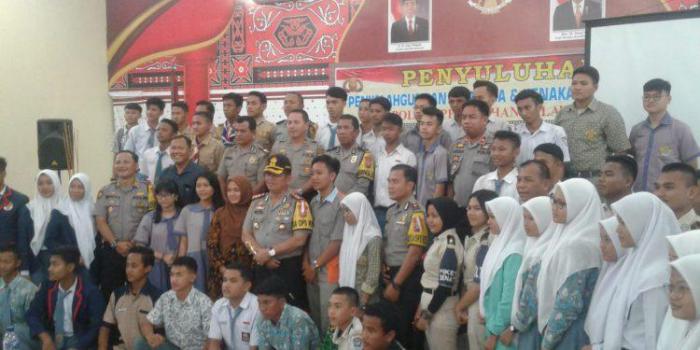 Polres Belawan, Gelar Penyuluhan Narkoba Serta Kenakalan Remaja