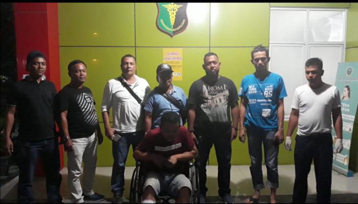 Pembobol Gudang Elektronik di Amplas Ambruk Dipelor Polisi