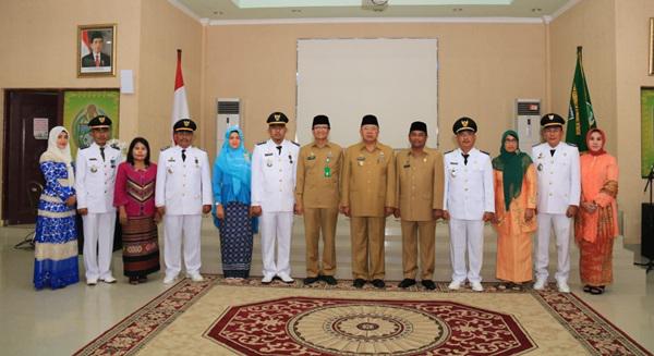 Bupati Soekirman Lantik Kadis PUPR dan Kadis Parbudpora