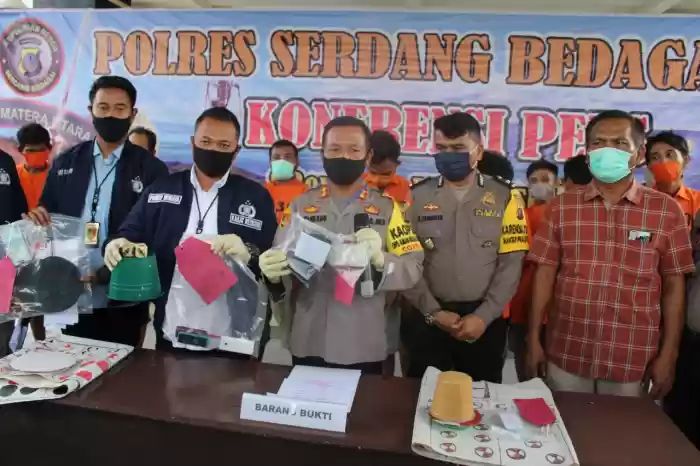 Pengungkapan Kasus Narkoba dan Judi di Wilayah Hukum Polres Seergai