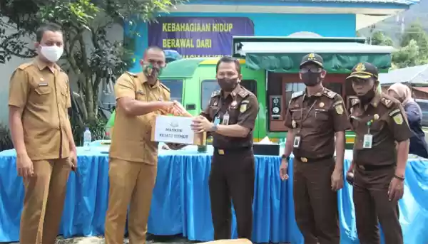Kejatisu Penyuluhan Hukum Di Sibolangit, Ajak Masyarakat Terapkan Protokol Kesehatan