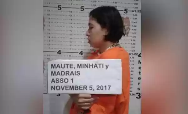 Minhati Istri Pimpinan Kelompok Teroris Maute, di Bebaskan Pengadilan