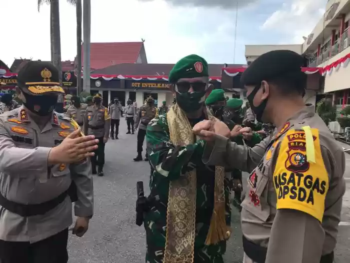 Pangdam I/BB Kunjungan Kerja Ke Polda Riau 