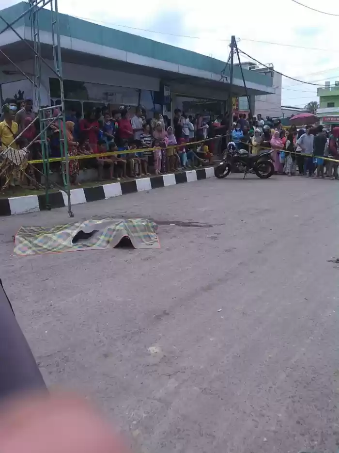 Operator SPBU Tewas Kesetrum Listrik