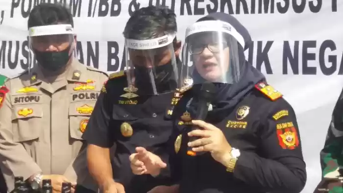 Bea Cukai Sumut Musnahkan Barang Ilegal Senilai Rp 3,2 Milliar