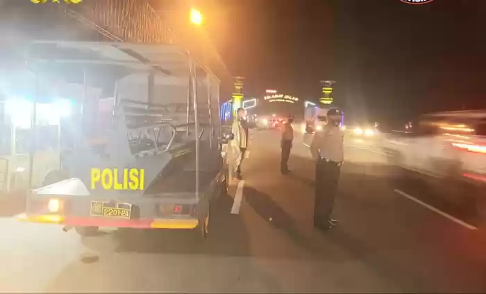 Kapolsek Rambutan Bubarkan Balap Liar