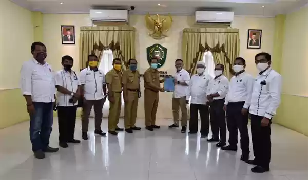 Walikota PSP Terima Audiensi Pengurus PWI Tabagsel