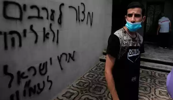 Serangan Ekstremis, Membakar dan Coret - coret  Masjid Palestina