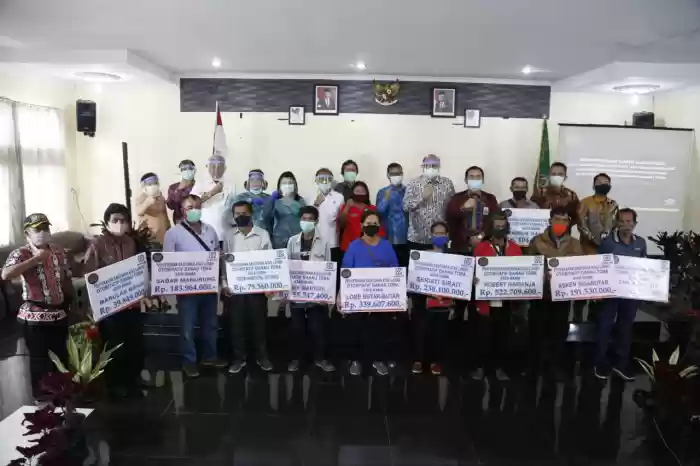 Pembangunan Infrastruktur Lahan Zona Otorita Berlanjut, Warga Peroleh Dana Kerohiman