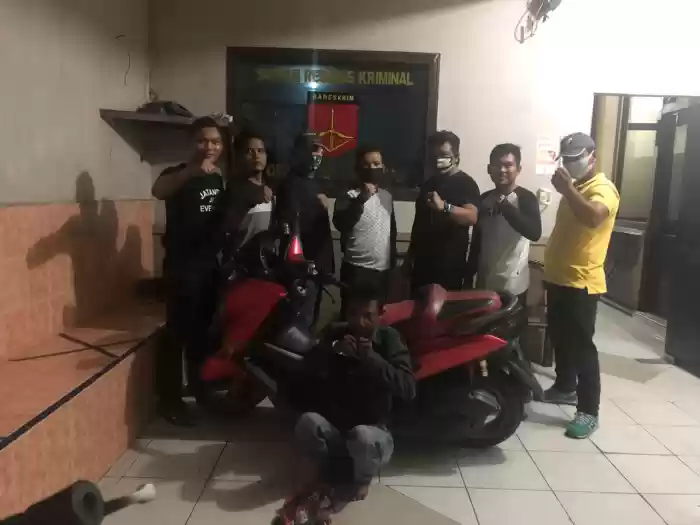 Berselang Tiga Jam Tekab Polresta Deli Serdang Ringkus Tersangka Curanmor