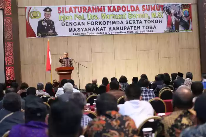 Kapoldasu Silahturahim Bersama Tokoh Masyarakat Toba