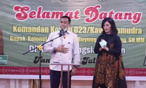 Danrem 023/KS Kagum Dengan Keramahan Warga Tabagsel