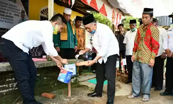 Bupati Sergai Hadiri Peletakan Batu Pertama Mushola Al-Jihad