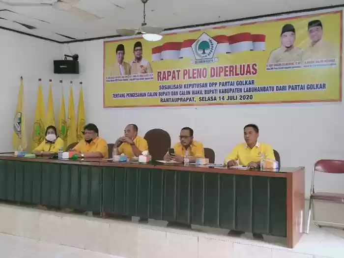Partai Golkar Rapat Pleno,Pengesahan Calon Bupati dan Wakil Bupati Labuhanbatu