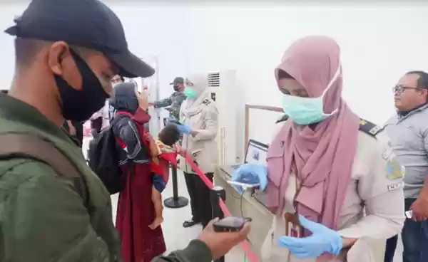 Pelindo 1 Tingkatkan Pengawasan Protokol Kesehatan di Terminal Penumpang
