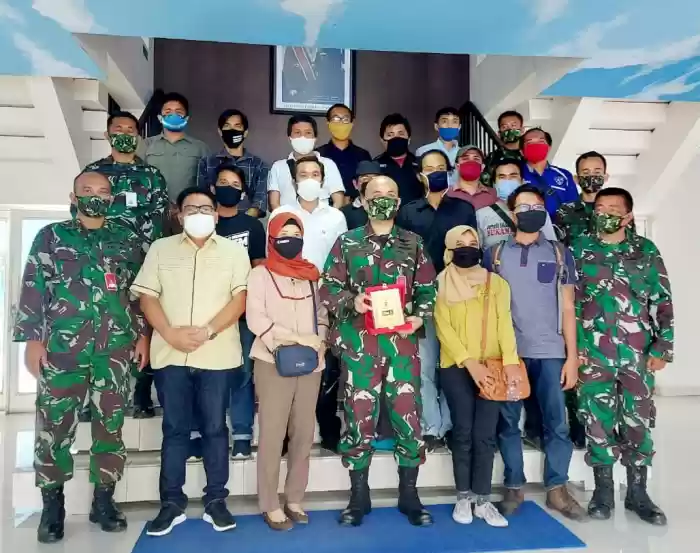 Bangun Sinergitas Danlanud Soewondo  dengan Media
