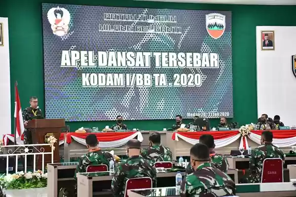Pangdam Tutup Apel Dansat Tersebar Kodam I/Bukit Barisan