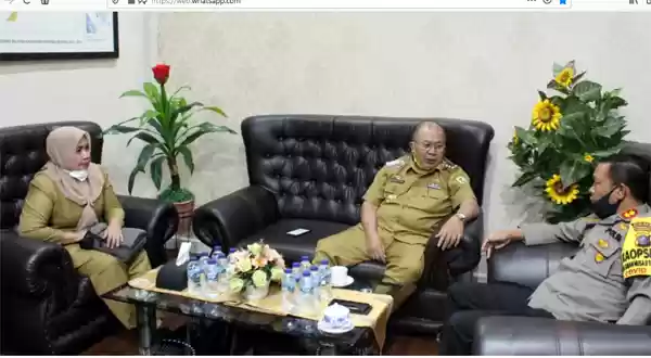 Bupati Sergai Silaturahmi Dengan Kapolres Bicarakan Persiapan Sambut Kunker Kapolda Sumut